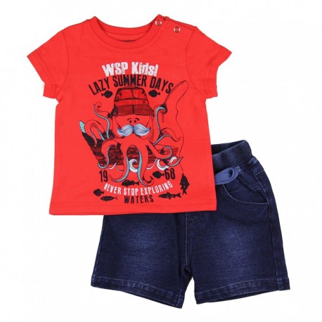 CONJUNTO ROJO NIÑO ANCHORAGE WSP! KIDS