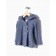 CHAQUETA DE PUNTO CON CAPUCHA  ZIPPY