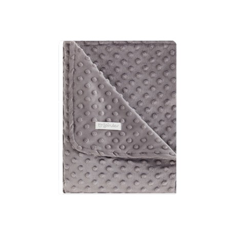 MANTA DOTS MARENGO DOBLE CARA COCHE (80X110) PIRULOS