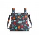 BOLSO MICROFIBRA + CAMBIADOR  HAPPY ZOO PIRULOS