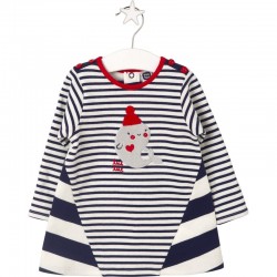 VESTIDO FELPA RAYAS SAVE THE WALES TUC-TUC