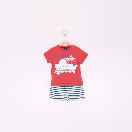 CONJUNTO BEBE RAYAS BEACH CLUB STREET MONKEY