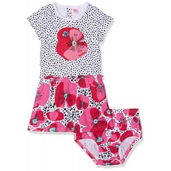 VESTIDO POPELIN Y TUL NATURE FUSION TUC TUC