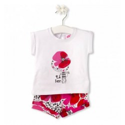 VESTIDO POPELIN Y TUL NATURE FUSION TUC TUC