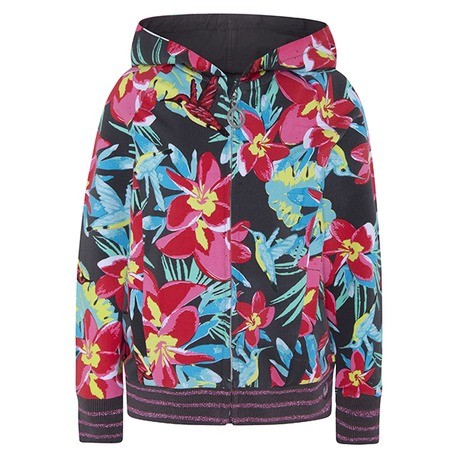 CHAQUETA FELPA ABIERTA CON CAPUCHA NIÑA BAHIA TUC TUC WWW.TXIOTXIO.COM