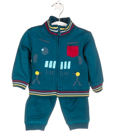 CONJUNTO 2 PIEZAS FELPA ROBOT RULE TUC-TUC