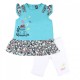 CONJUNTO LEGGINS BLANCOS  NIÑA PIC NIC WSP! KIDS
