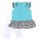 CONJUNTO LEGGINS BLANCOS  NIÑA PIC NIC WSP! KIDS